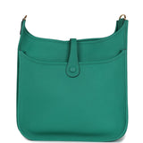 Hermes Evelyne III PM Vert Jade Clemence Gold Hardware