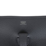 Hermes Evelyne III PM Ardoise Clemence Palladium Hardware