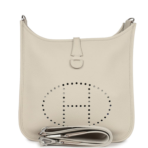 Hermes Evelyne III PM Beton Clemence Palladium Hardware