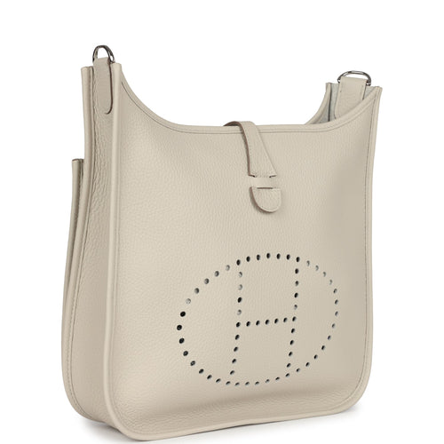 Hermes Evelyne III PM Beton Clemence Palladium Hardware