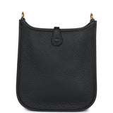 Hermes Evelyne TPM Black Clemence Gold Hardware