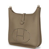 Hermes Evelyne III PM Beige Marfa Clemence Gold Hardware