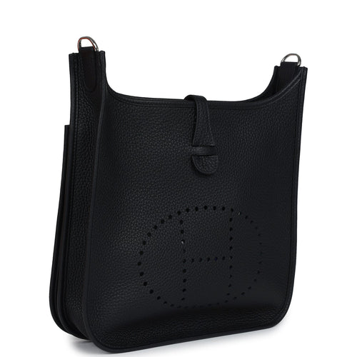 Hermes Evelyne III PM Black Clemence Palladium Hardware