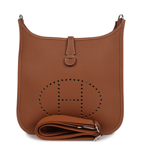 Hermes Evelyne III PM Gold Clemence Palladium Hardware