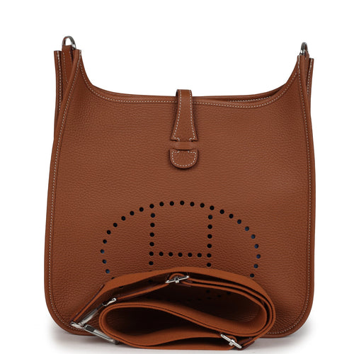 Hermes Evelyne III PM Gold Clemence Palladium Hardware