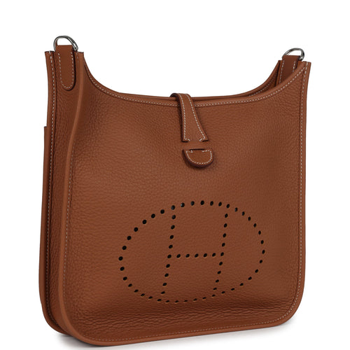 Hermes Evelyne III PM Gold Clemence Palladium Hardware