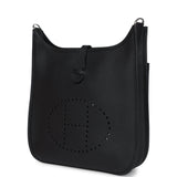 Hermes Evelyne III PM Black Clemence Palladium Hardware - Thumbnail View 3
