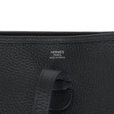 Hermes Evelyne III PM Black Clemence Palladium Hardware - Thumbnail View 7