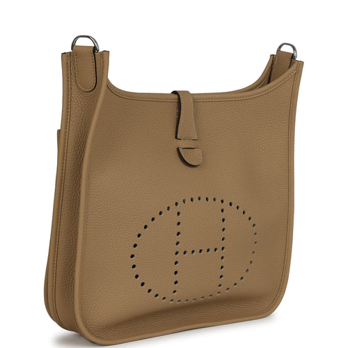 Hermes Evelyne III PM Poussiere Clemence Palladium Hardware