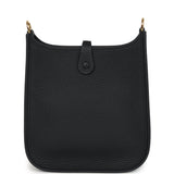 Hermes Evelyne TPM Black Clemence Gold Hardware