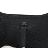 Hermes Evelyne TPM Black Clemence Gold Hardware