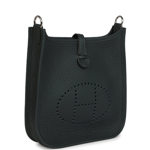 Hermes Evelyne TPM Vert Mangrove Clemence Palladium Hardware