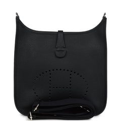 Hermes Evelyne III PM Black Clemence Palladium Hardware