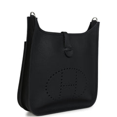 Hermes Evelyne III PM Black Clemence Palladium Hardware