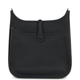 Hermes Evelyne III PM Black Clemence Palladium Hardware - Thumbnail View 4