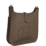 Hermes Evelyne III PM Etoupe Clemence Gold Hardware - Thumbnail View 2
