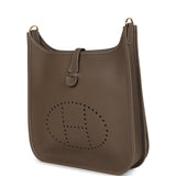 Hermes Evelyne III PM Etoupe Clemence Gold Hardware - Thumbnail View 3