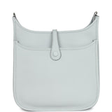 Hermes Evelyne III PM Clemence Bleu Pale Palladium Hardware