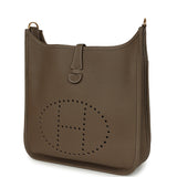 Hermes Evelyne III PM Etoupe Clemence Gold Hardware - Thumbnail View 5