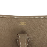 Hermes Evelyne III PM Etoupe Clemence Gold Hardware - Thumbnail View 7