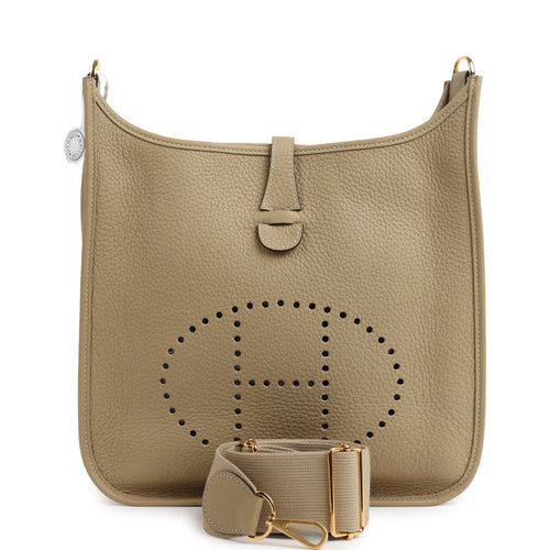 Hermes Evelyne III PM Trench Clemence Gold Hardware