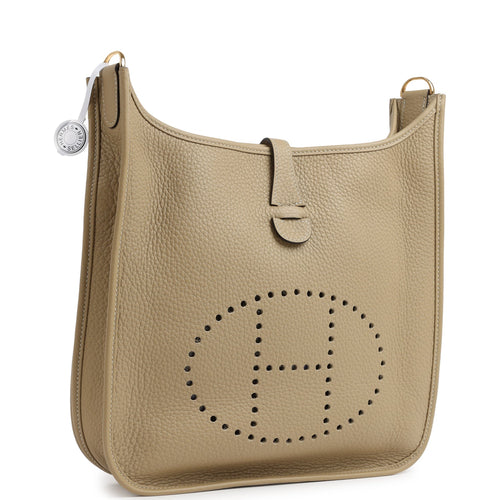Hermes Evelyne III PM Trench Clemence Gold Hardware
