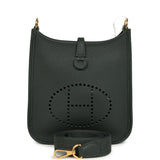 Hermes Evelyne TPM Vert Mangrove Clemence Gold Hardware