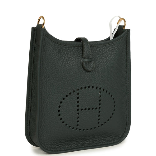 Hermes Evelyne TPM Vert Mangrove Clemence Gold Hardware