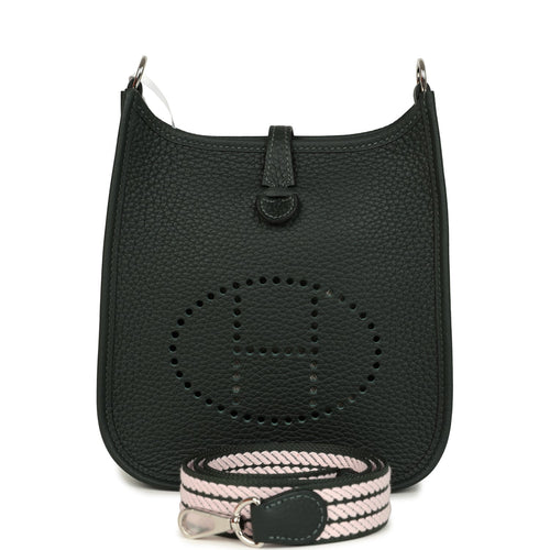 Hermes Evelyne TPM Vert Fonce Clemence Palladium Hardware