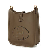 Hermes Evelyne TPM Etoupe Clemence Gold Hardware