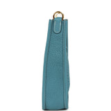 Hermes Evelyne TPM Blue Jean Clemence Gold Hardware - Thumbnail View 3
