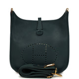 Hermes Evelyne III PM Vert Cypress Clemence Gold Hardware