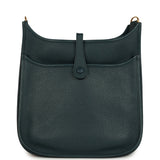 Hermes Evelyne III PM Vert Cypress Clemence Gold Hardware