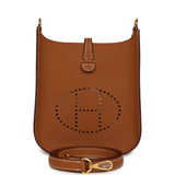 Hermes Evelyne Sellier TPM Gold Epsom Gold Hardware