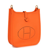 Hermes Evelyne TPM Orange Minium Clemence Gold Hardware - Thumbnail View 2