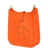 Hermes Evelyne TPM Orange Minium Clemence Gold Hardware - Thumbnail View 5
