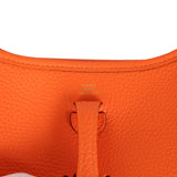 Hermes Evelyne TPM Orange Minium Clemence Gold Hardware - Thumbnail View 7
