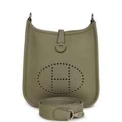Hermes Evelyne TPM Sauge Clemence Palladium Hardware