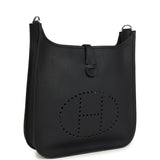 Hermes Evelyne III PM Caban Clemence Palladium Hardware