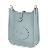 Hermes Evelyne TPM Bleu Lin Clemence Gold Hardware