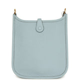 Hermes Evelyne TPM Bleu Lin Clemence Gold Hardware