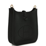 Hermes Evelyne TPM Black Clemence Gold Hardware