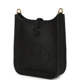 Hermes Evelyne TPM Black Clemence Gold Hardware