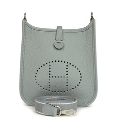 Hermes Evelyne TPM Gris Pantin Clemence Palladium Hardware