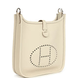 Hermes Evelyne TPM Craie Clemence Palladium Hardware