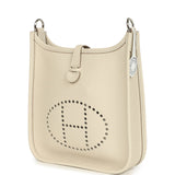 Hermes Evelyne TPM Craie Clemence Palladium Hardware