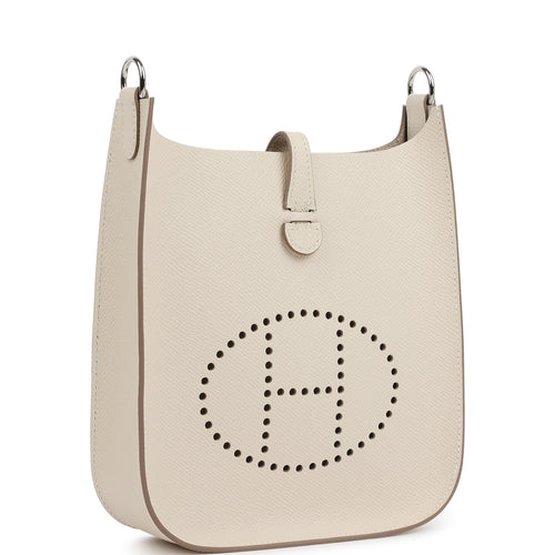 Hermes Evelyne Sellier TPM Craie Epsom Palladium Hardware