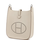 Hermes Evelyne Sellier TPM Craie Epsom Palladium Hardware