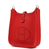 Hermes Evelyne TPM Rouge De Couer Clemence Gold Hardware