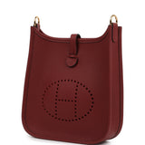 Hermes Evelyne TPM Rouge H Clemence Gold Hardware